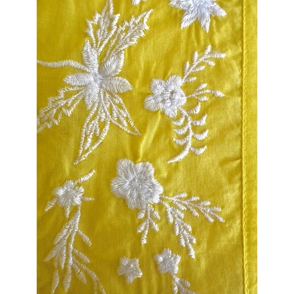 French Connection Alowie Embroidered Organic Cotton Shift Dress Size Small S - Picture 4 of 6